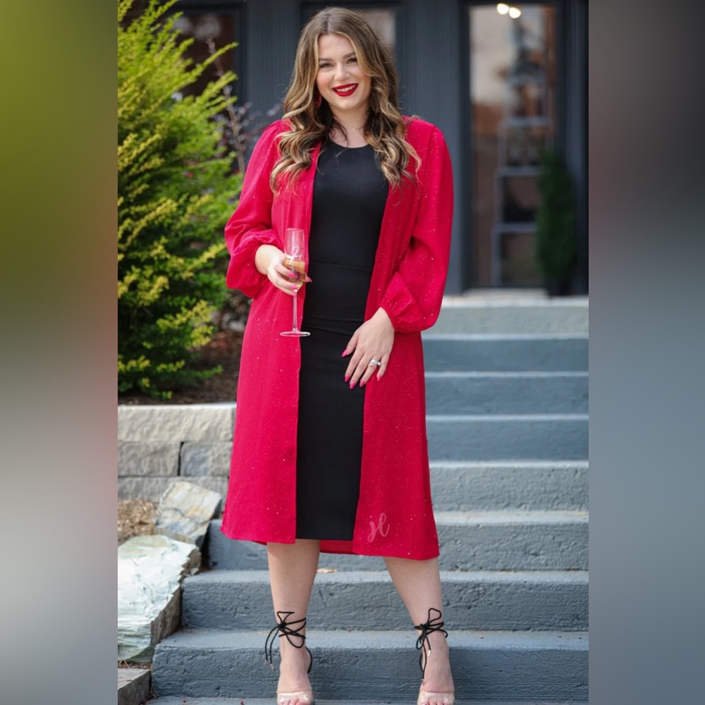 Red Sparkle Kimono
